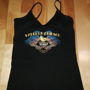 Harley Davidson speggetti strap tank top